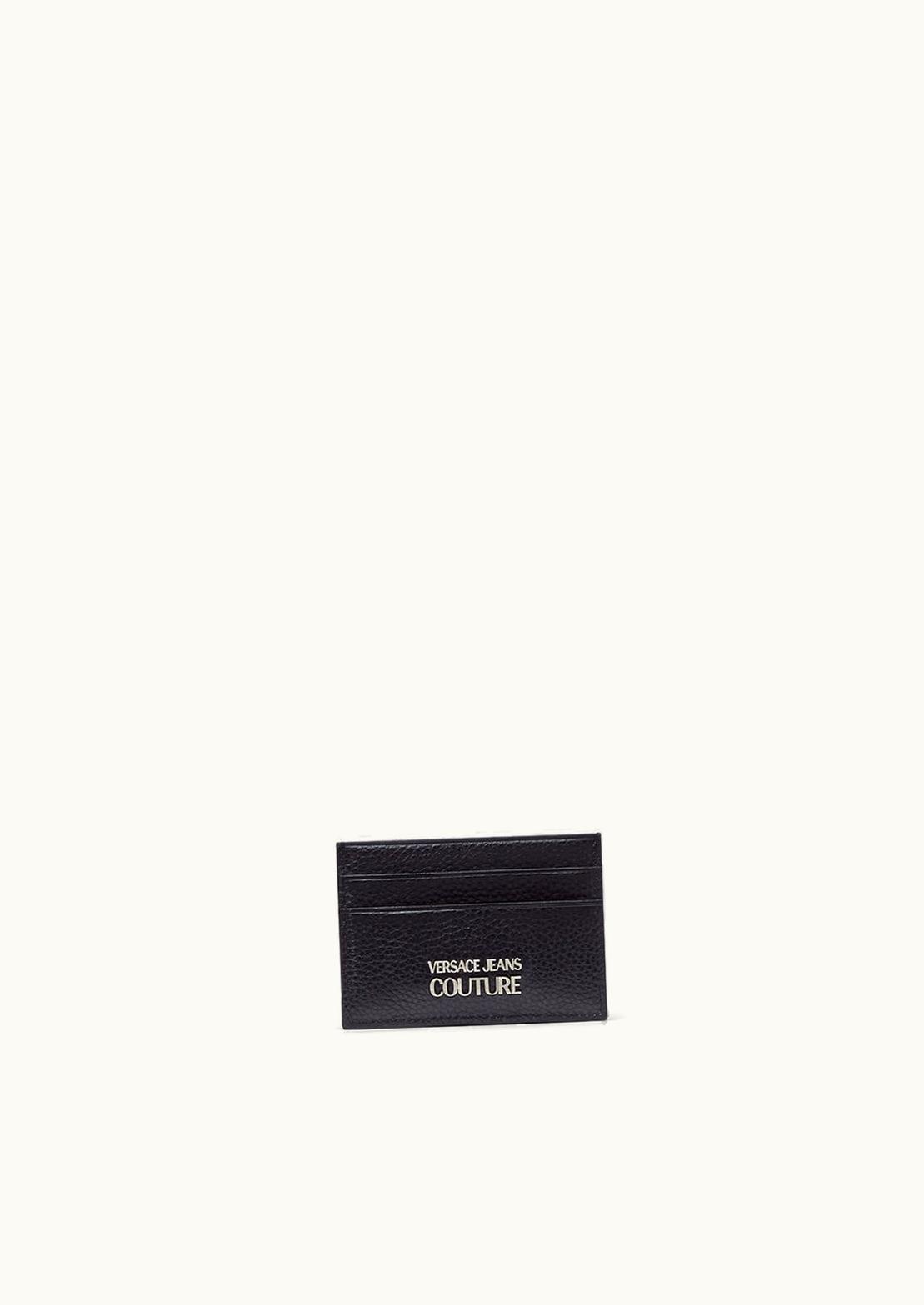 Versace Versace Logo Card Holder Black, Print