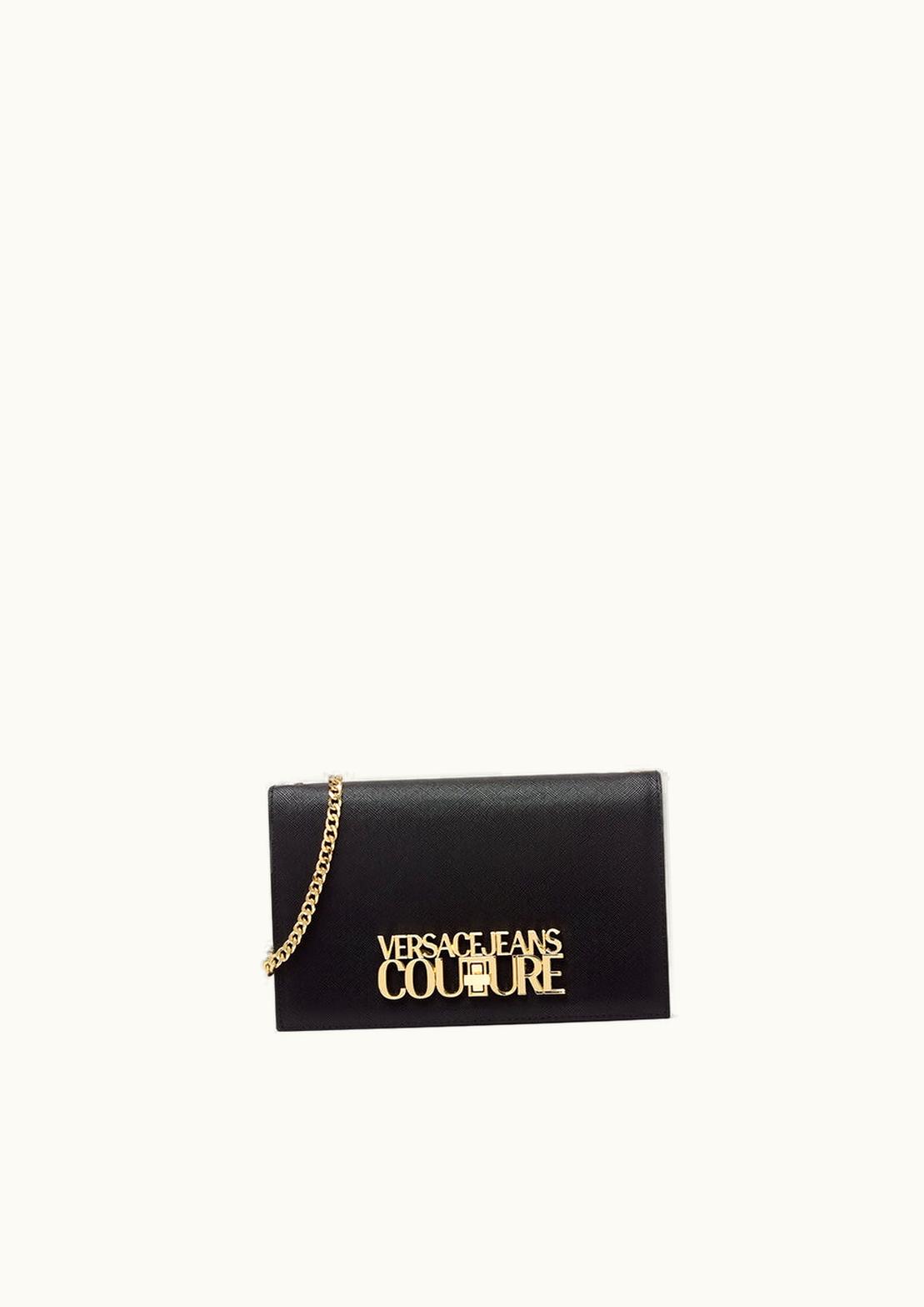 Versace Versace Logo Chain Wallet Black, Print