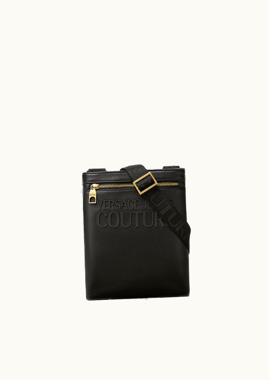 Versace Versace Logo Crossbody Bag Black, Print