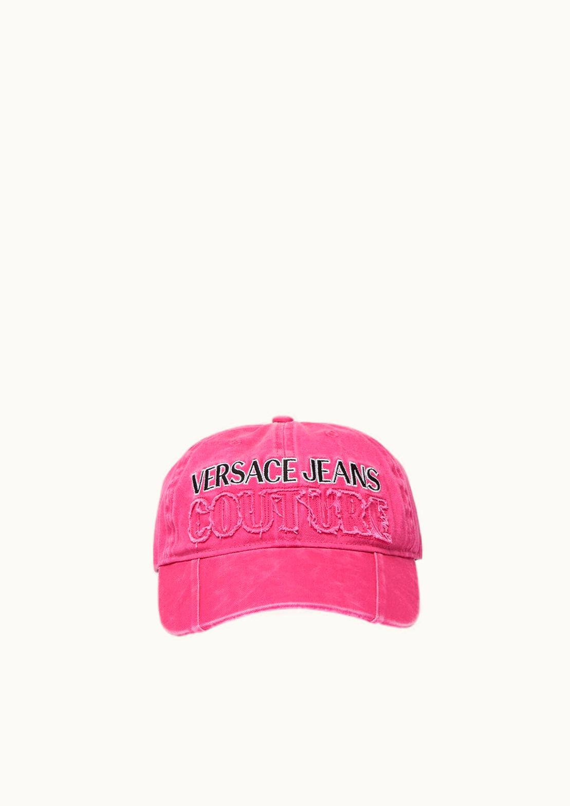 Versace Versace Logo Denim Baseball Cap Pink