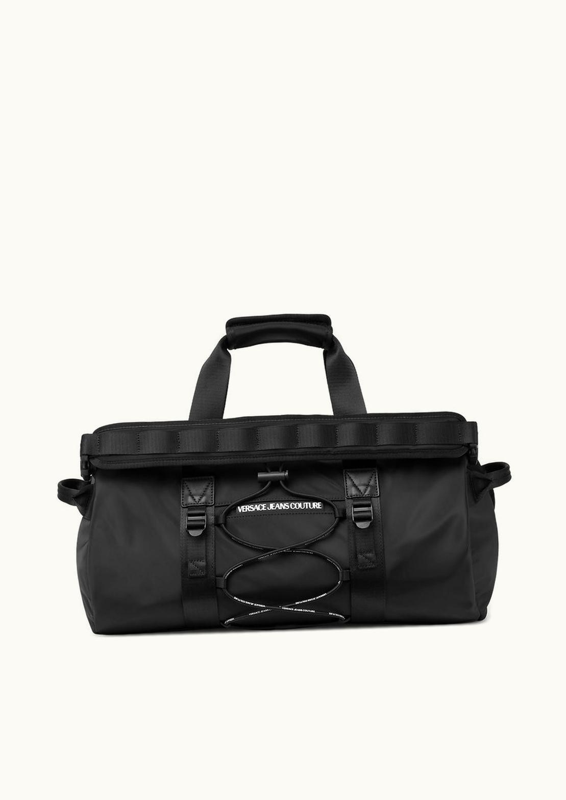 Versace Versace Logo Duffle Bag Black, Print
