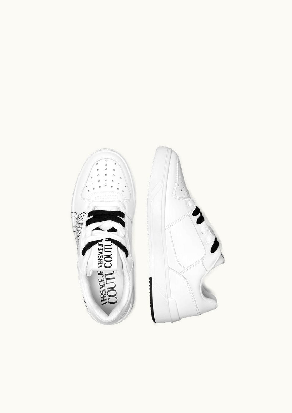 Versace Versace Logo Institutional Low-Top Trainers White
