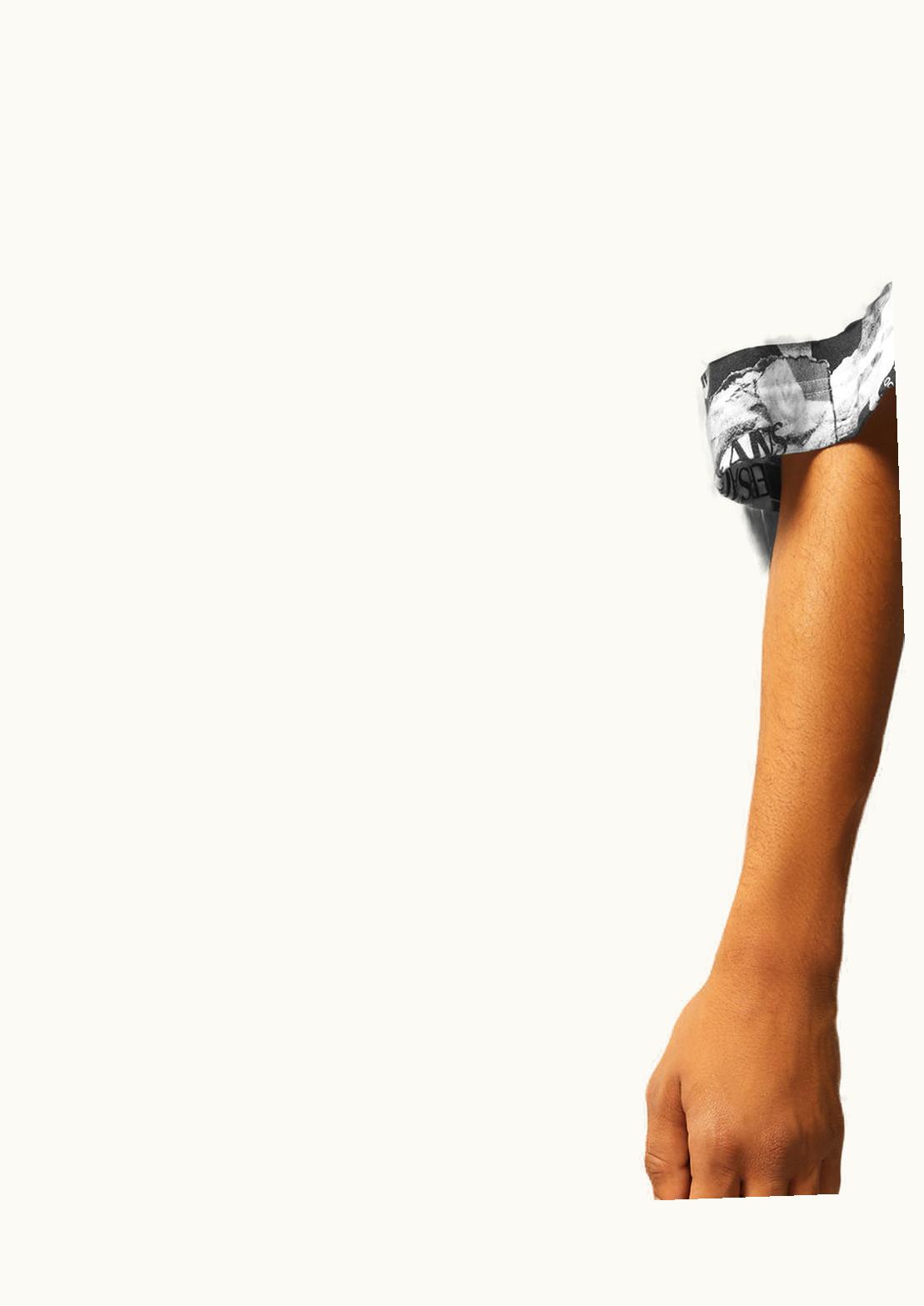 Versace Versace Magazine Short-Sleeved Shirt White, Print