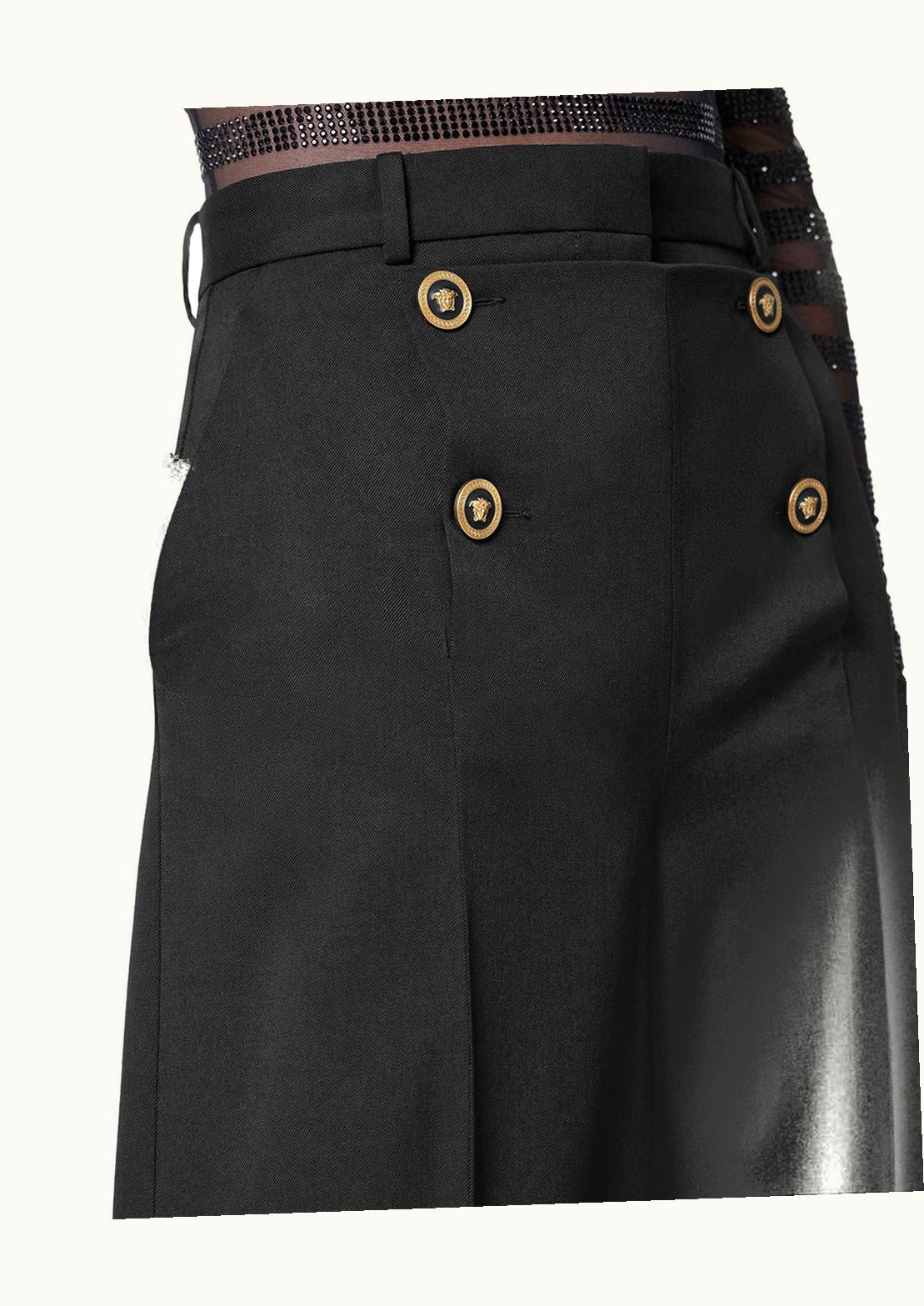 Versace Versace Medusa Marine Wide Leg Trousers Black