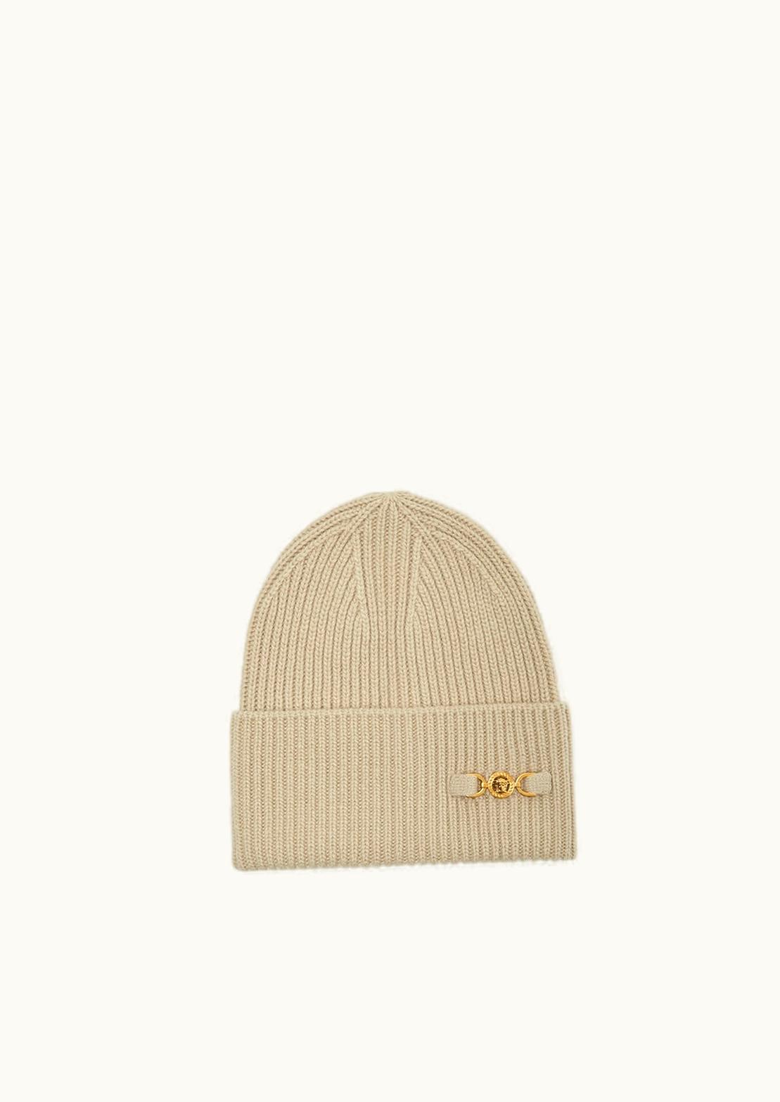 Versace Versace Medusa '95 Knit Beanie Beige