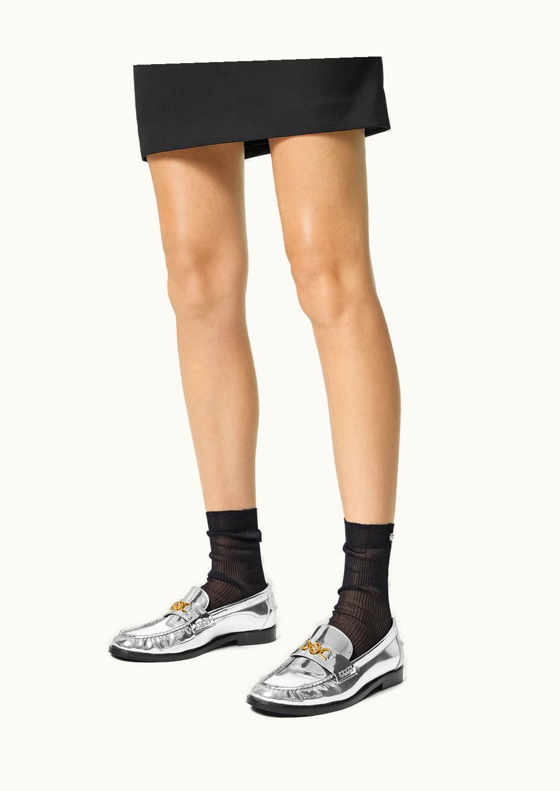 Versace Versace Medusa '95 Metallic Loafers