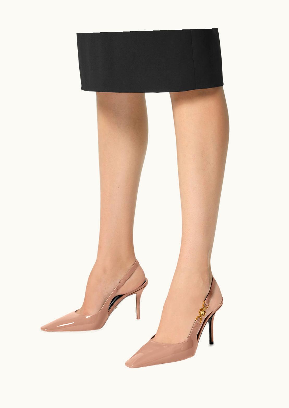 Versace Versace Medusa '95 Mid Slingback Pumps Brown