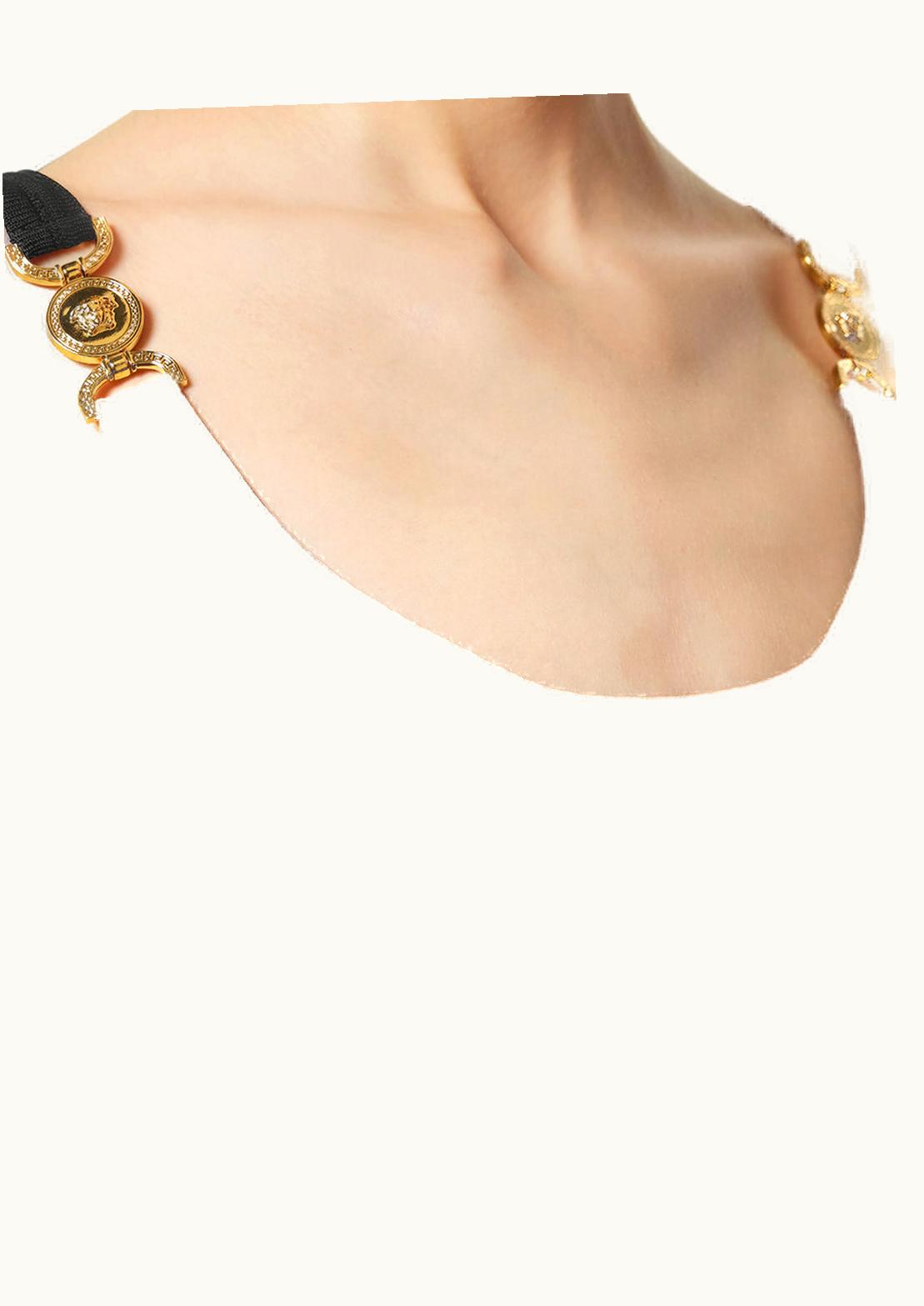 Versace Versace Medusa '95 Ribbed Knit Mini Dress Black - Luxe Edition