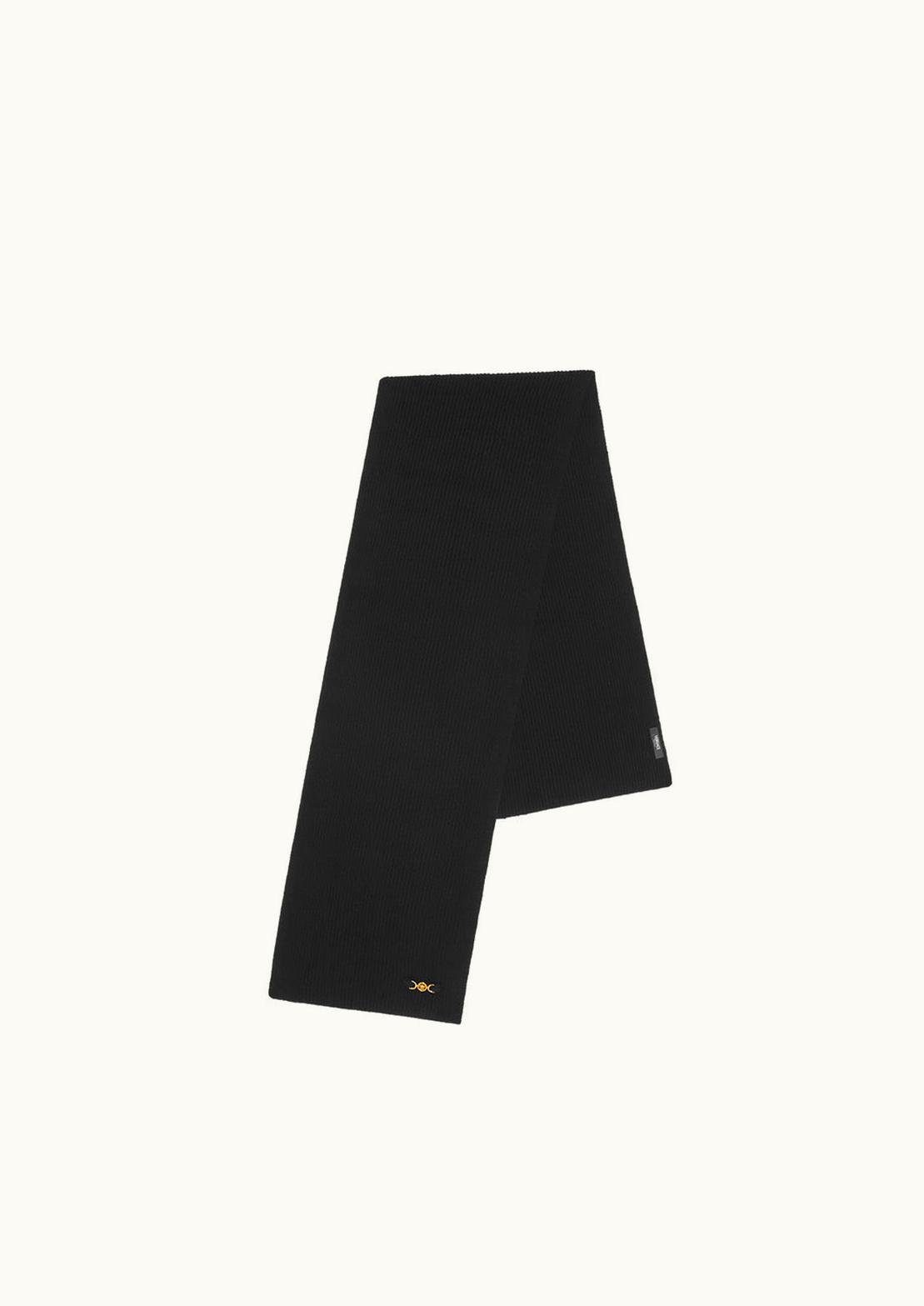 Versace Versace Medusa '95 Ribbed Knit Scarf Black