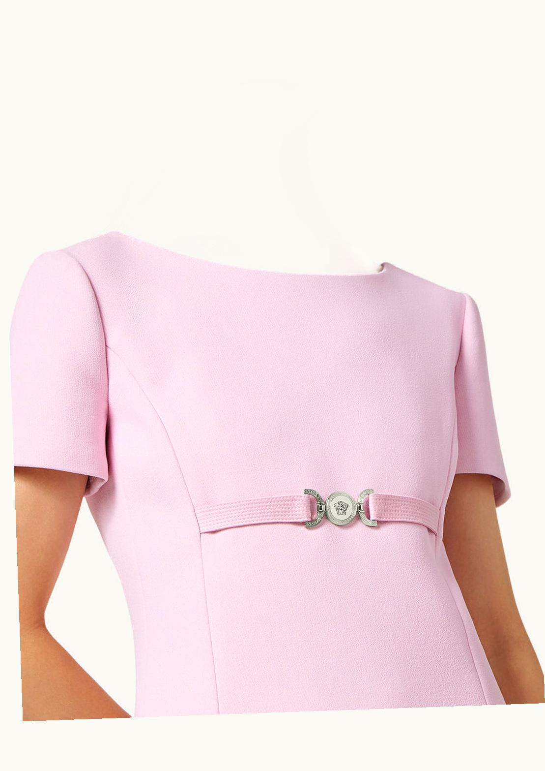 Versace Versace Medusa '95 Short-Sleeved Mini Dress Pink