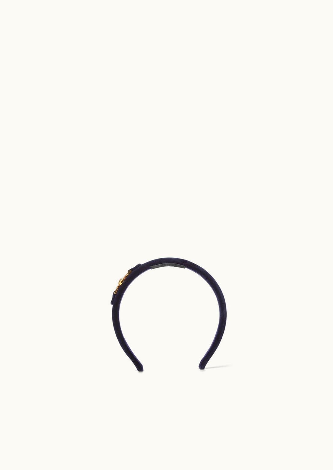 Versace Versace Medusa '95 Velvet Kids Headband Blue