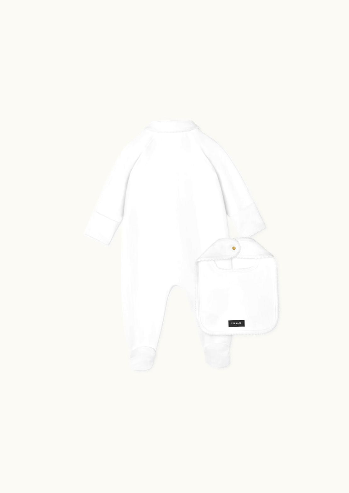 Versace Versace Medusa Baby Sleepsuit Set White, Print