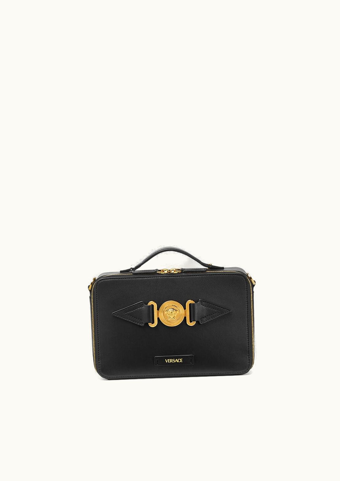 Versace Versace Medusa Biggie Messenger Bag Black, Gold