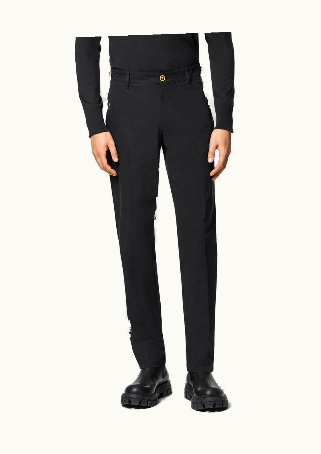 Versace Versace Medusa Biggie Tapered-Fit Trousers Black