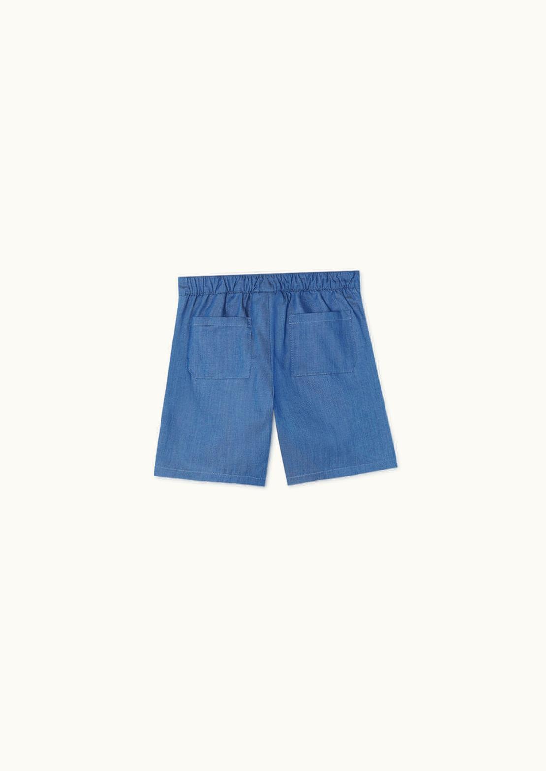 Versace Versace Medusa Chambray Baby Shorts Blue