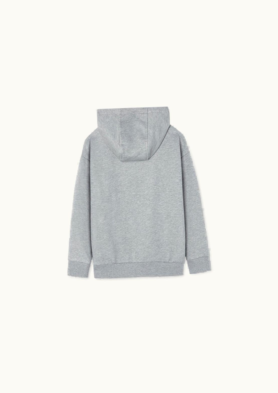 Versace Versace Medusa Embroidery Kids Hoodie Gray