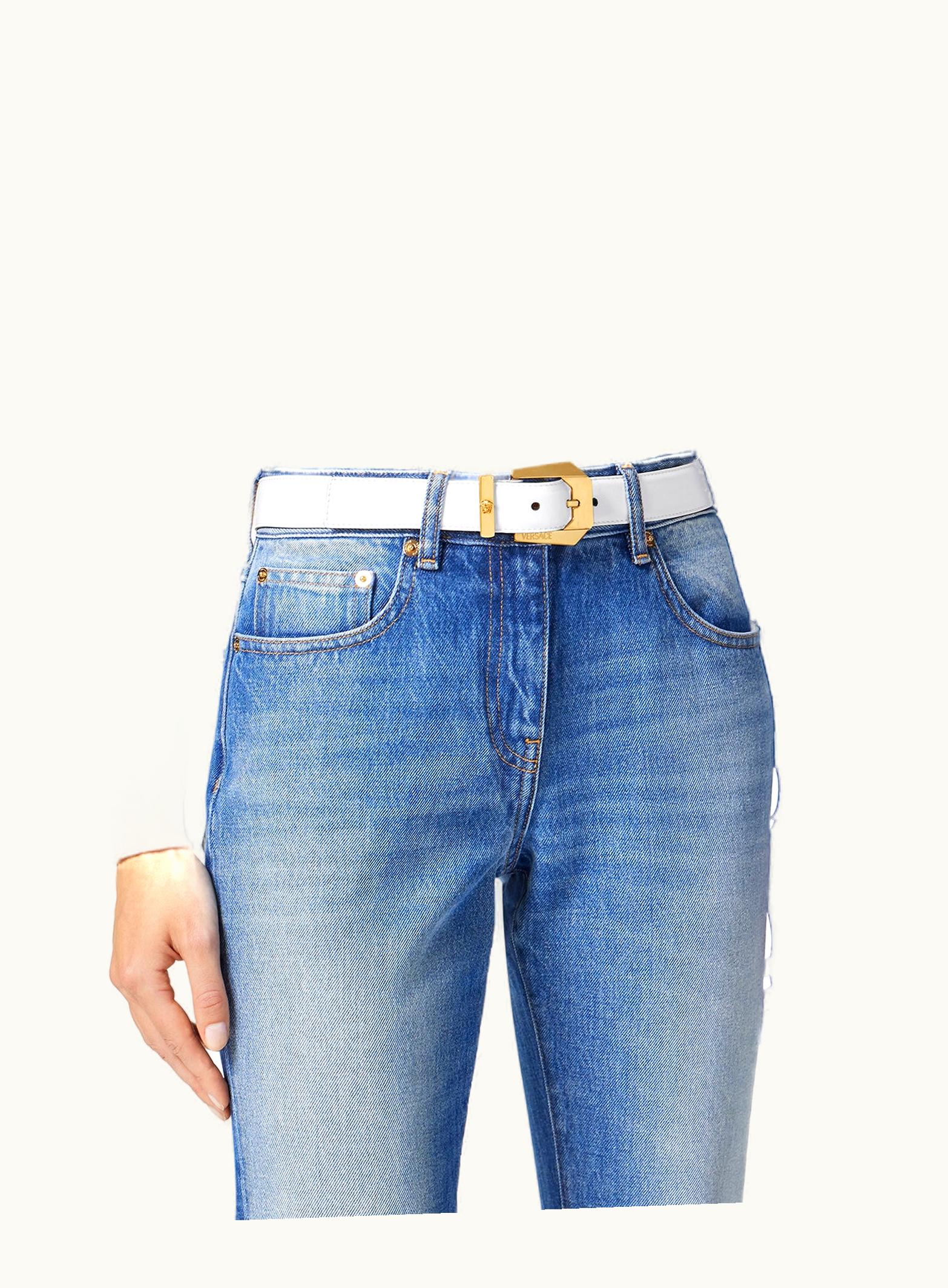 Versace Versace Medusa Heritage Leather Belt