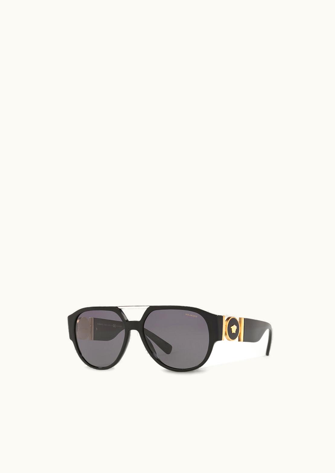 Versace Versace Medusa Medallion Pilot Sunglasses Black