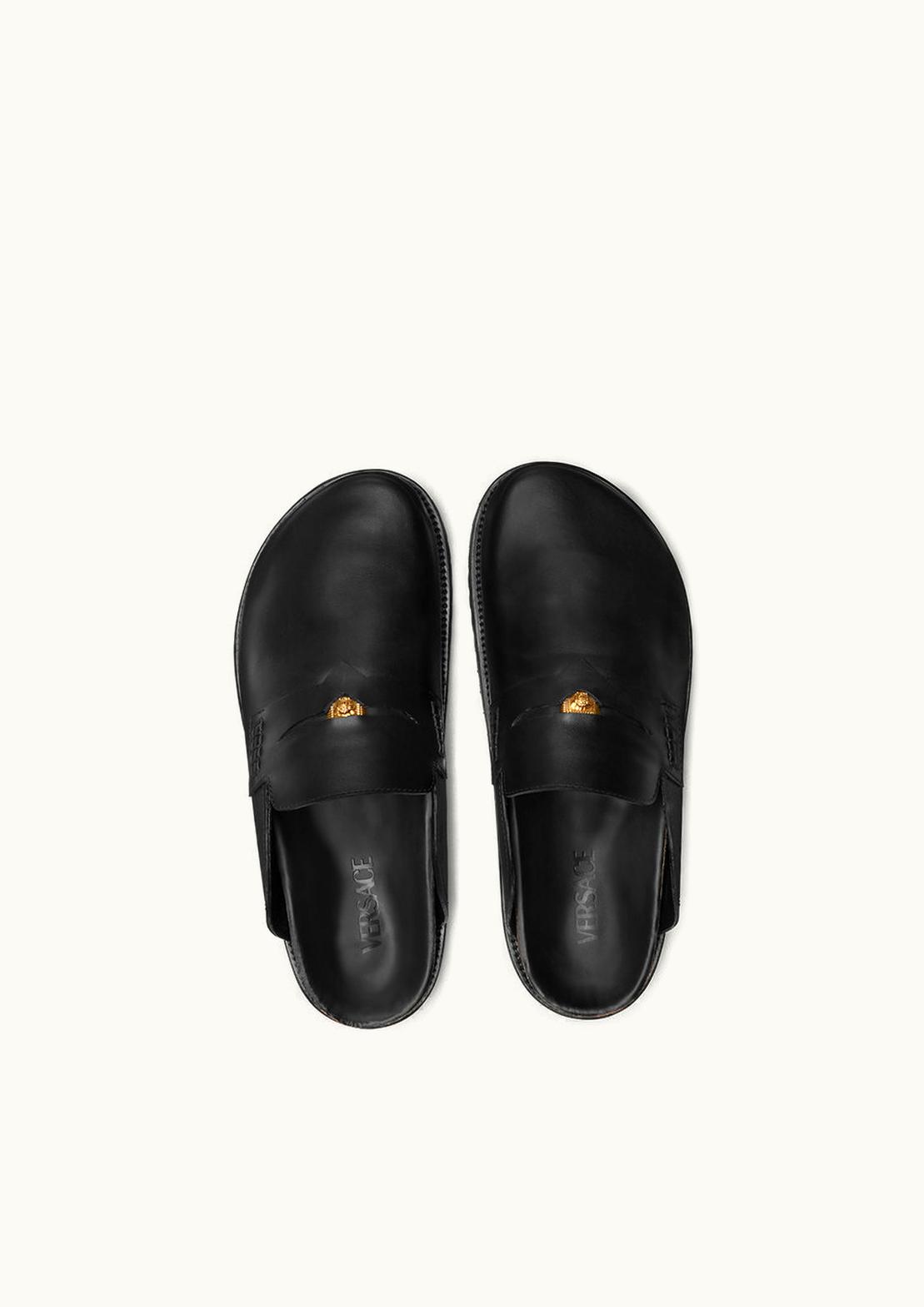 Versace Versace Medusa Cork Mules Black
