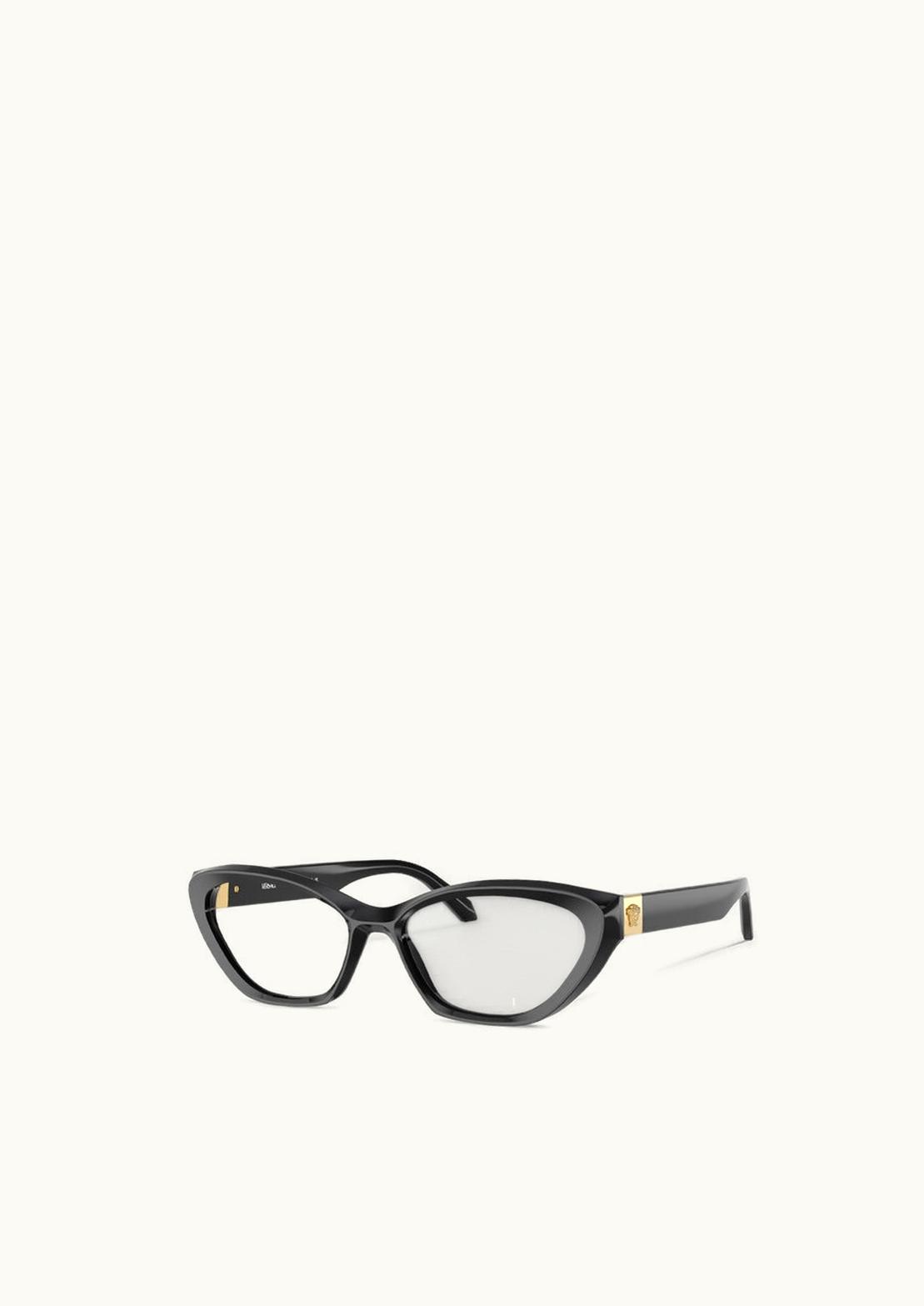 Versace Versace Medusa Plaque Cat-Eye Glasses Black, Gold
