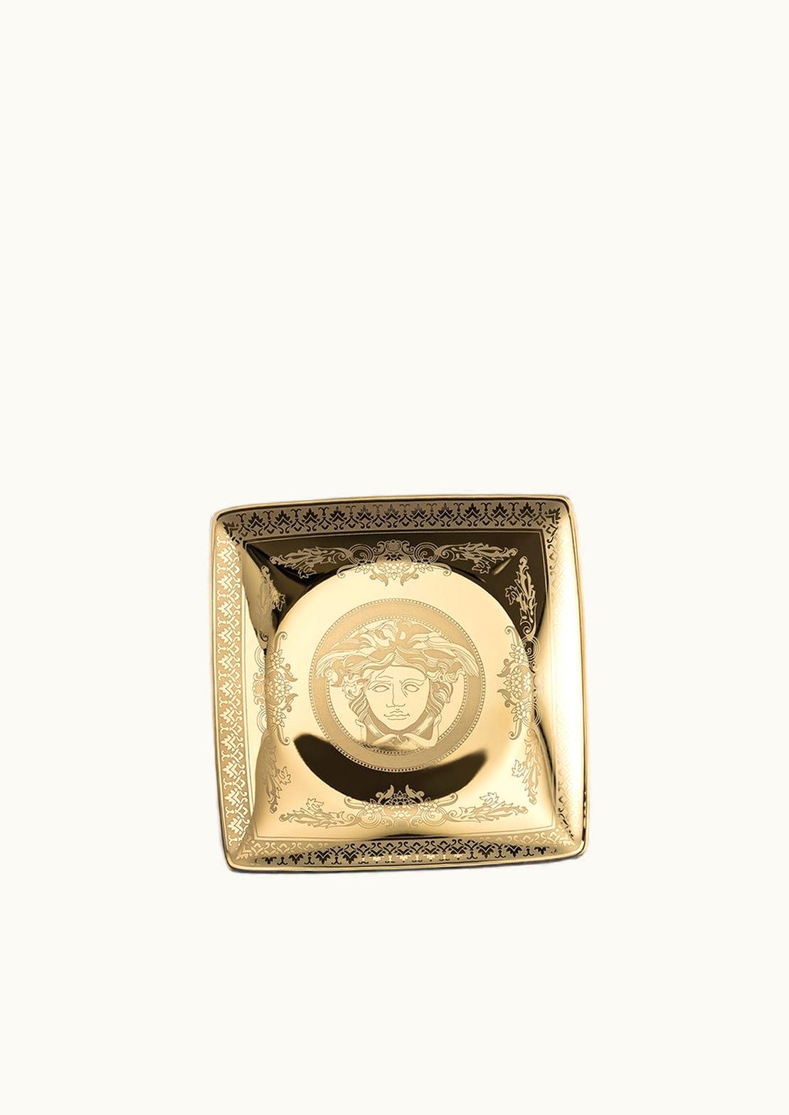 Versace Versace Medusa Square Plate 12 CM Multicolor