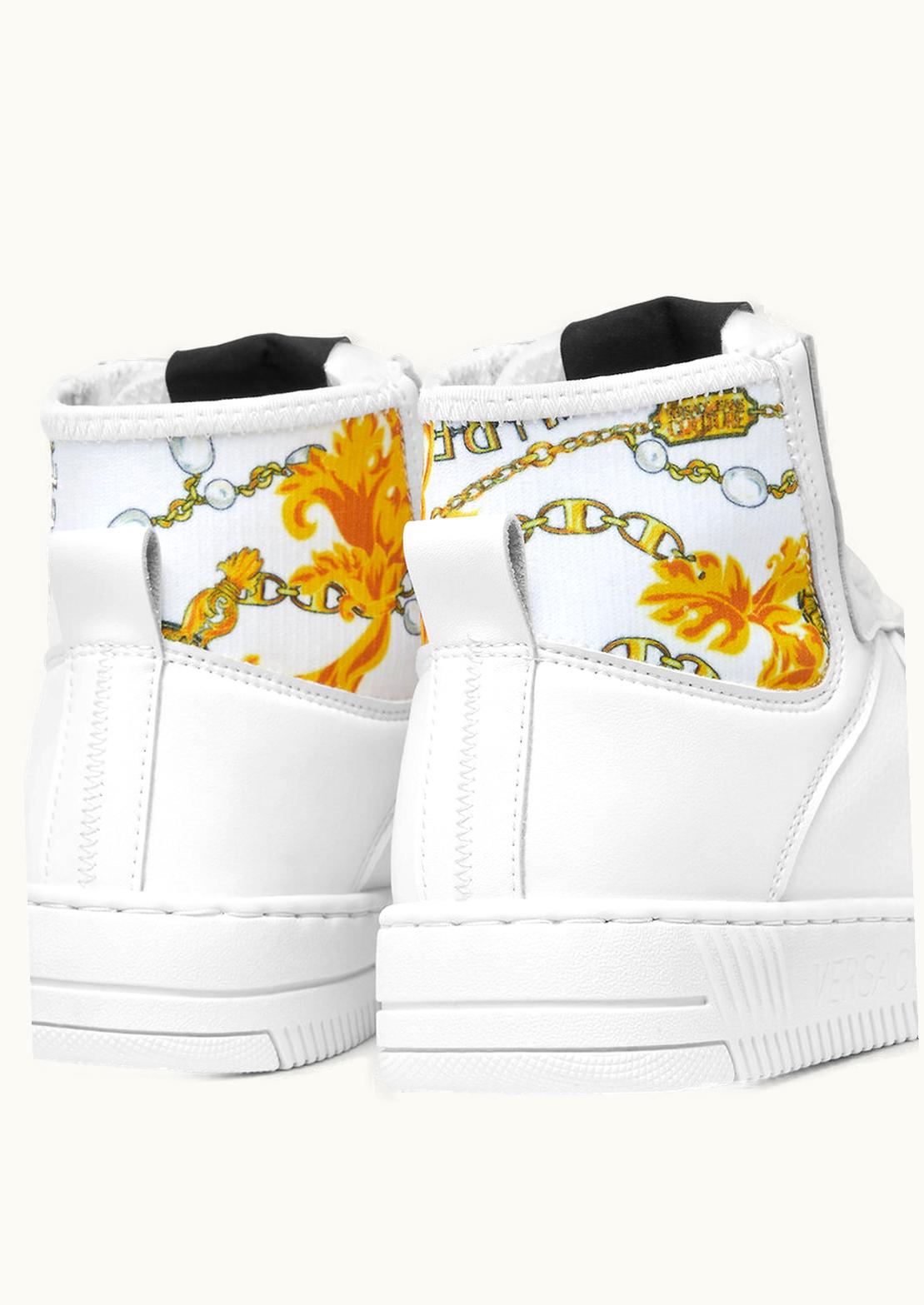 Versace Versace Meyssa Chain Couture Trainers White, Print