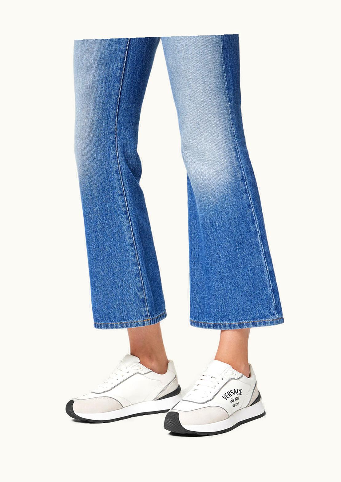 Versace Versace Milano Stamp Low-Top Sneakers White