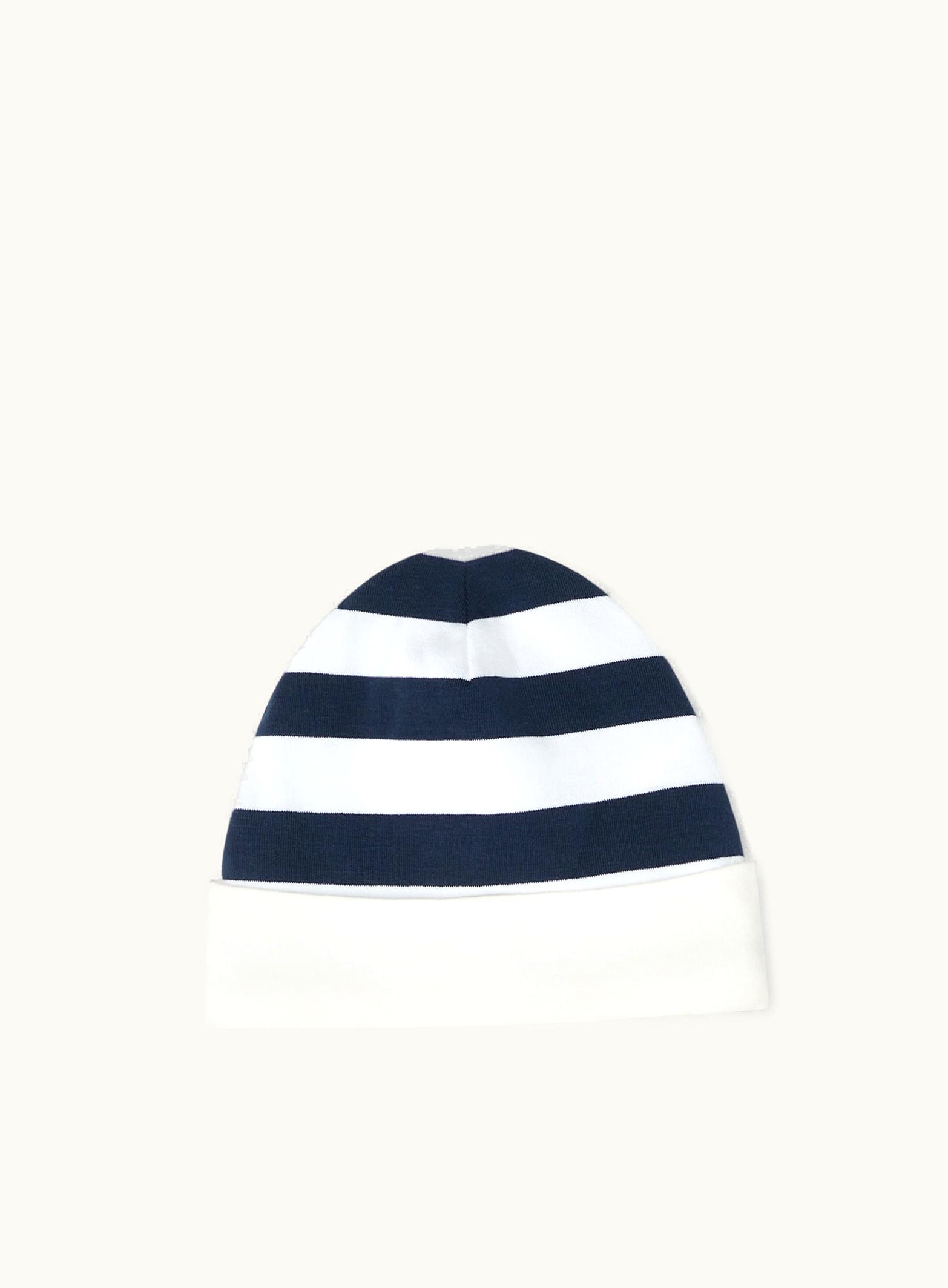 Versace Versace Nautical Stripe Baby Cap