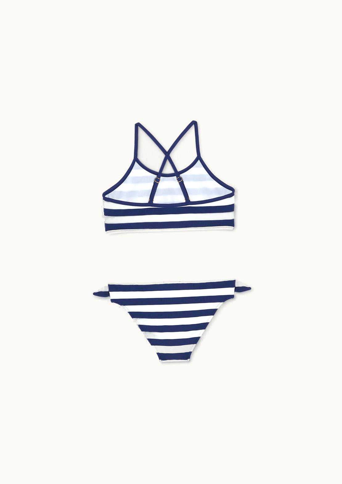 Versace Versace Nautical Stripe Kids Bikini Set