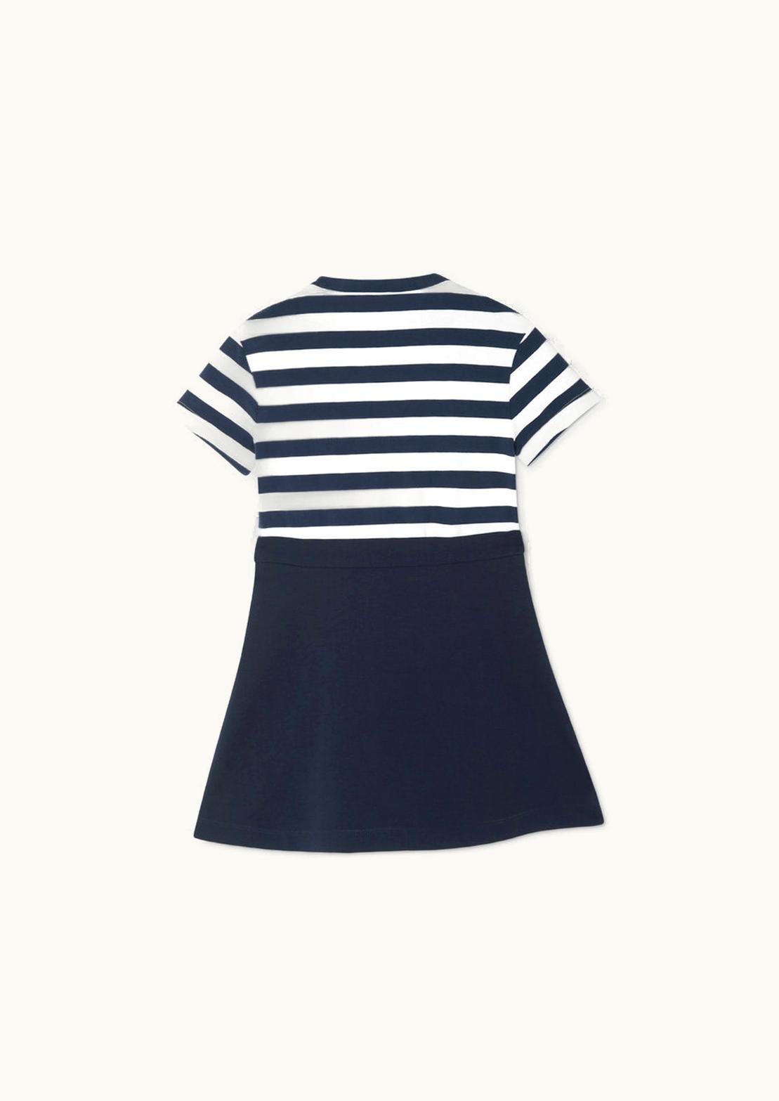 Versace Versace Nautical Stripe Kids T-Shirt Dress Blue, White