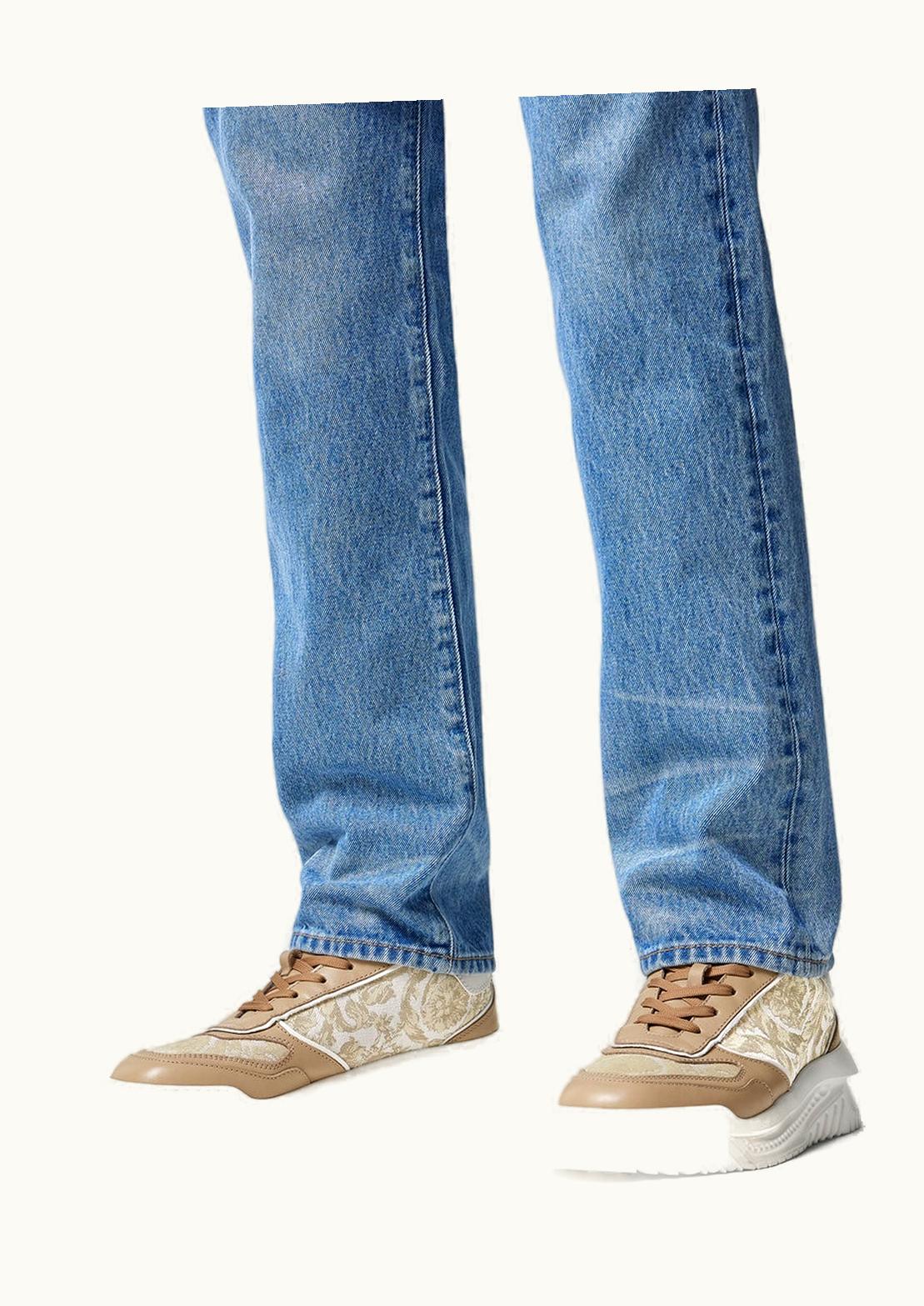 Versace Versace Odissea Trainers Beige, Print