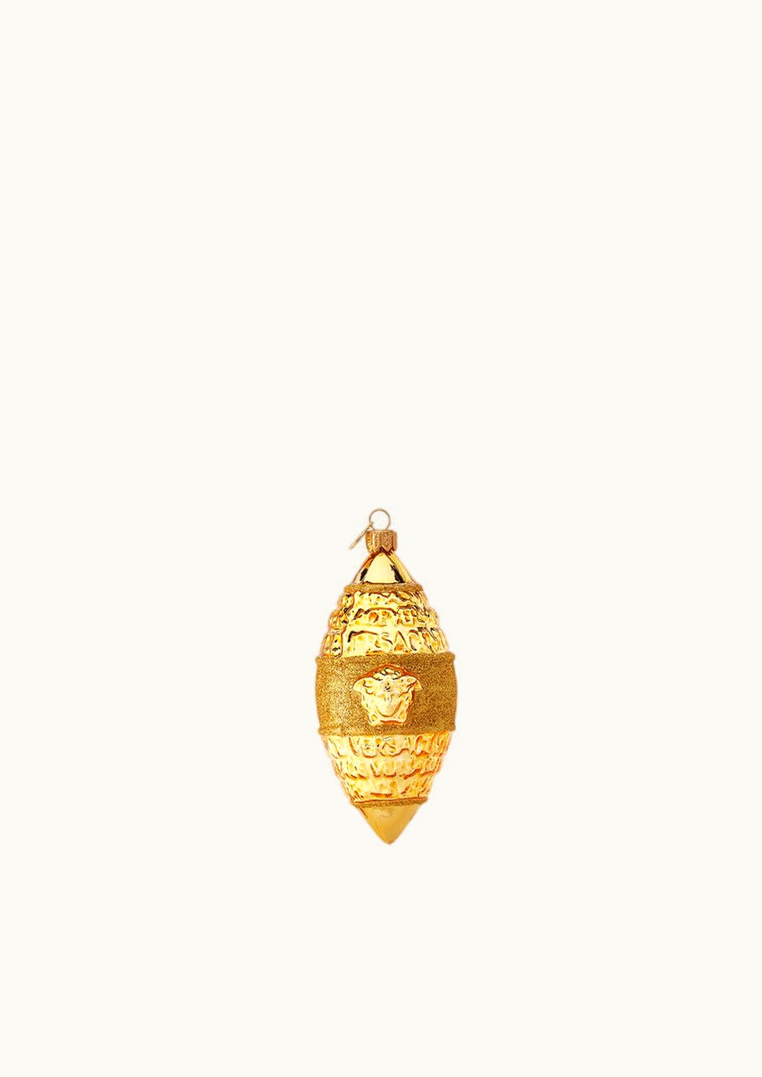 Versace Versace Oval Holiday Ornament Gold
