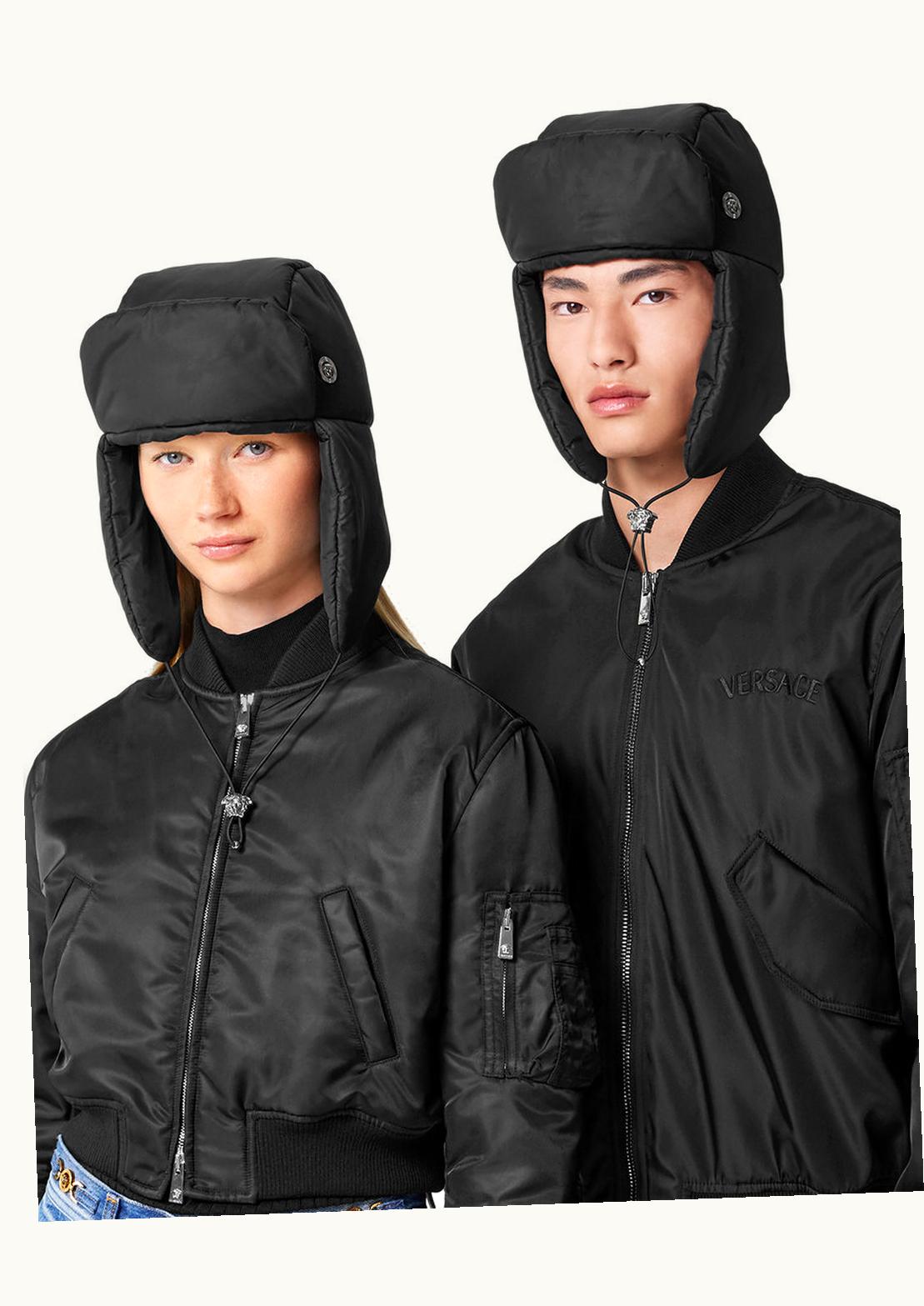 Versace Versace Medusa Charm Padded Ski Hat Black