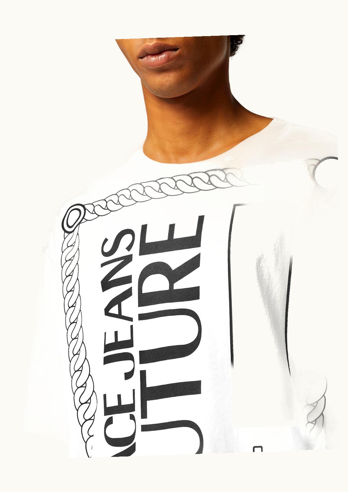 Versace Versace Piece Number Logo T-Shirt White