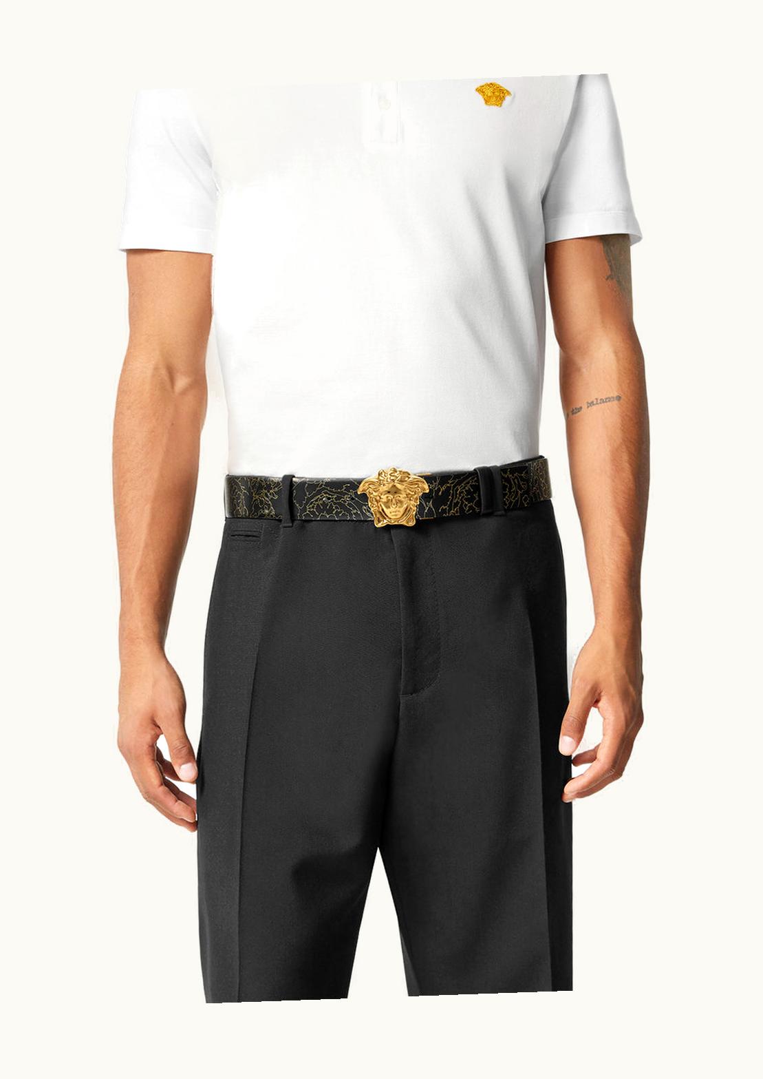 Versace Versace Reversible Barocco La Medusa Belt