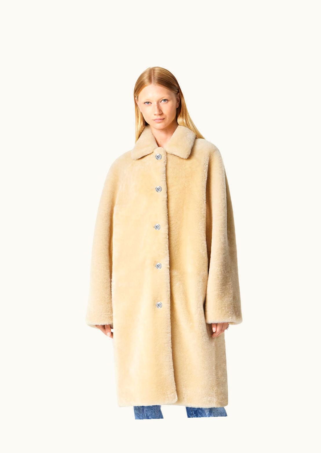 Versace Versace Reversible Suede Coat Beige