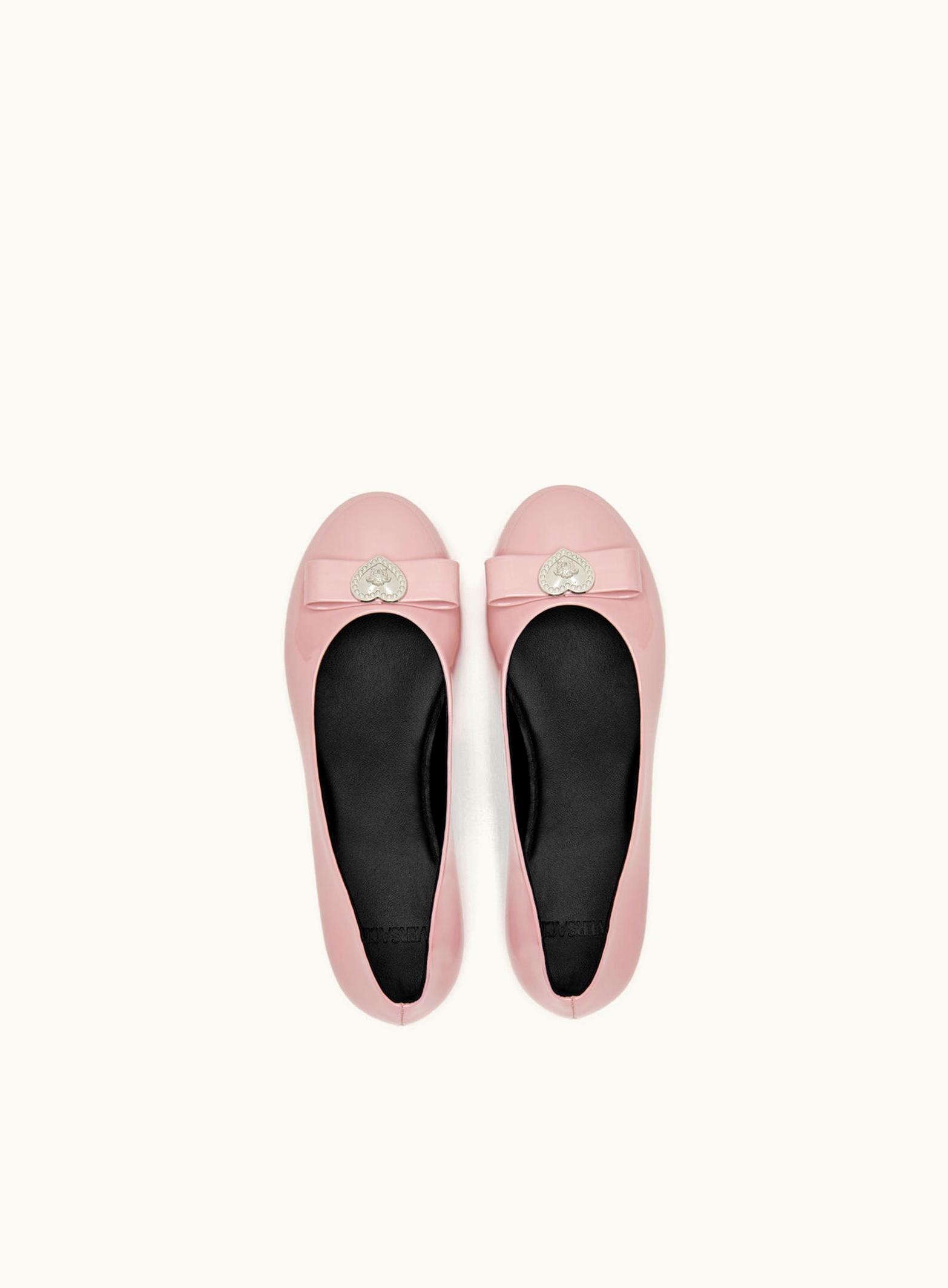 Versace Versace Ribbon Heart Medusa Kids Ballerinas