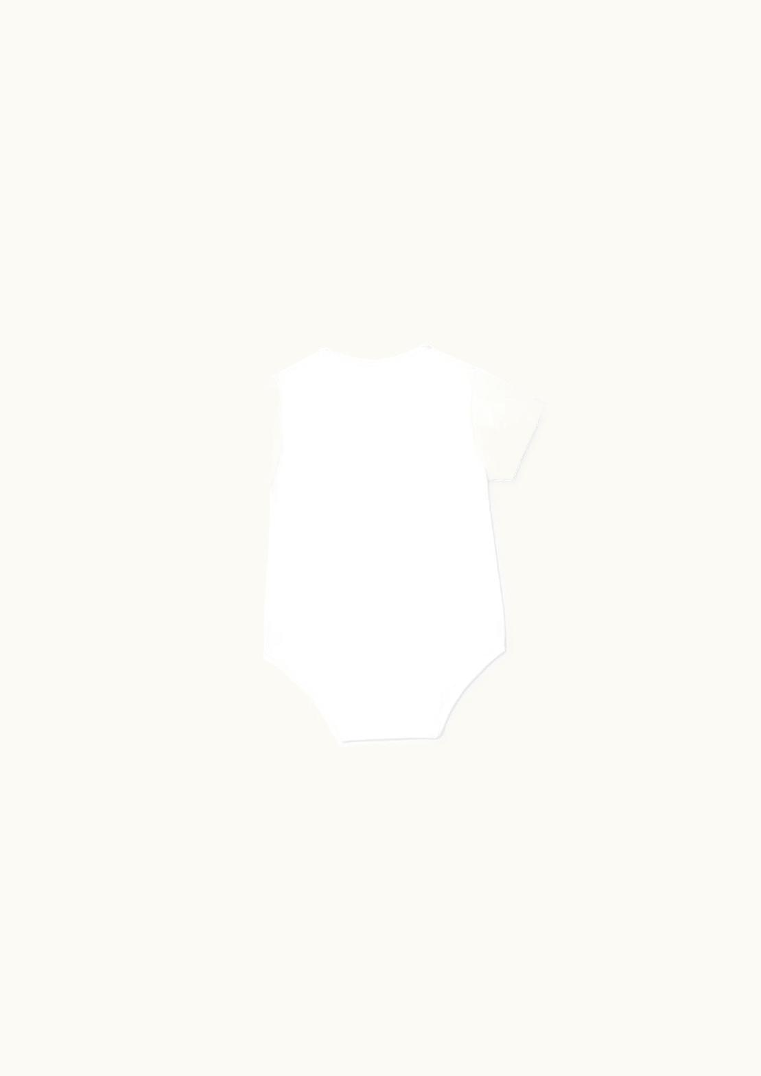 Versace Versace Safety Pin Baby Romper White, Print