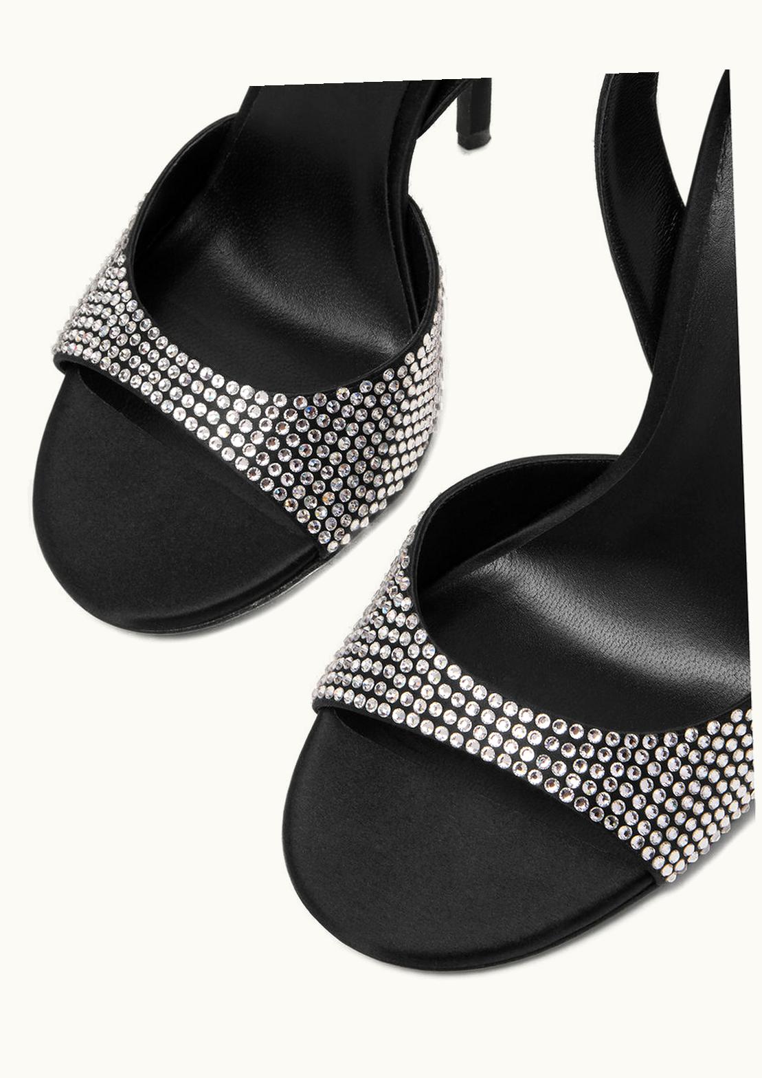 Versace Versace Safety Pin Sandals Black, Gold