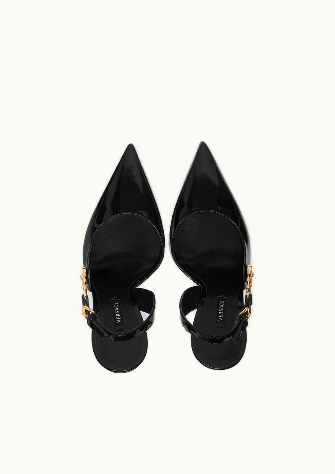 Versace Versace Safety Pin Slingback Pumps Black