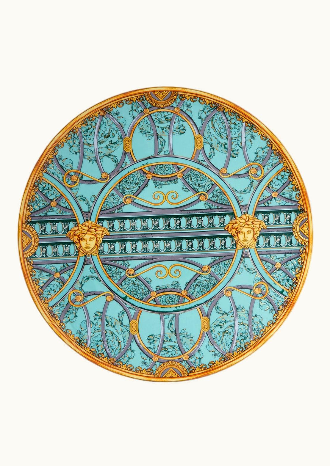 Versace Versace Scala Del Palazzo Verde Charger Plate 33 CM Print