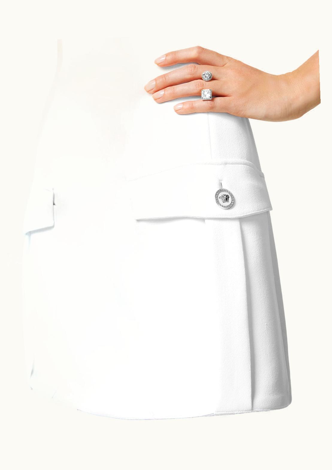 Versace Versace Shift Mini Dress White