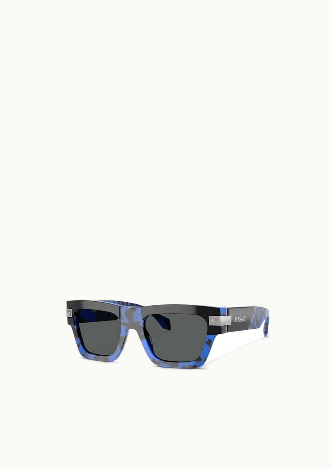 Versace Versace Special Project Classic Top Sunglasses Black, Blue
