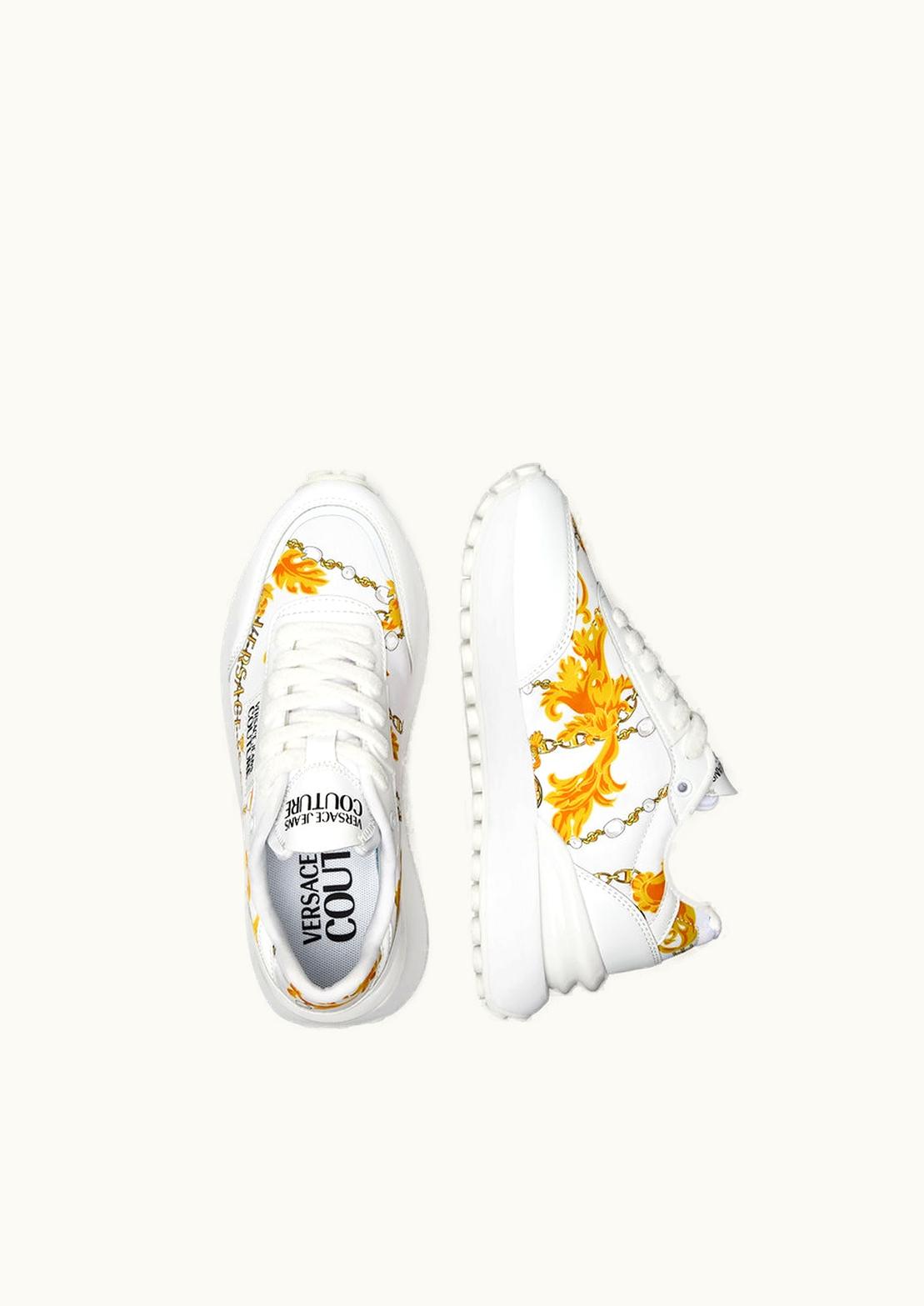 Versace Versace Chain Couture Low-Top Trainers White