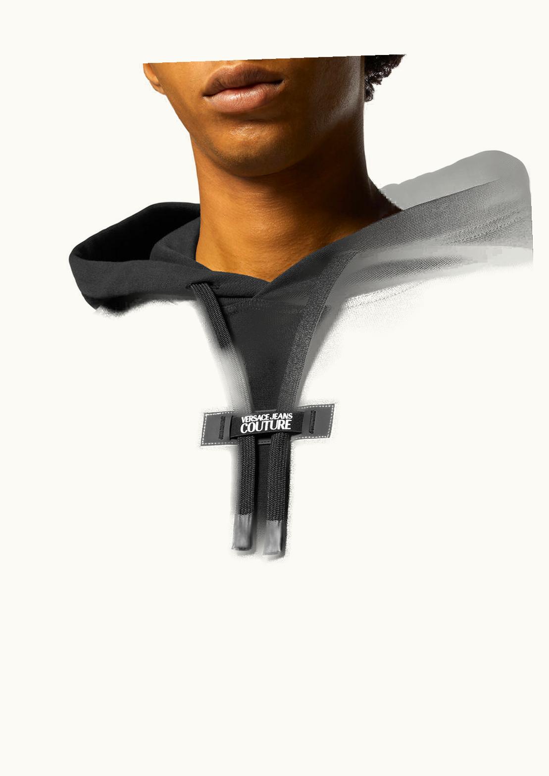 Versace Versace Striped Panelled Sweatshirt Black, Print