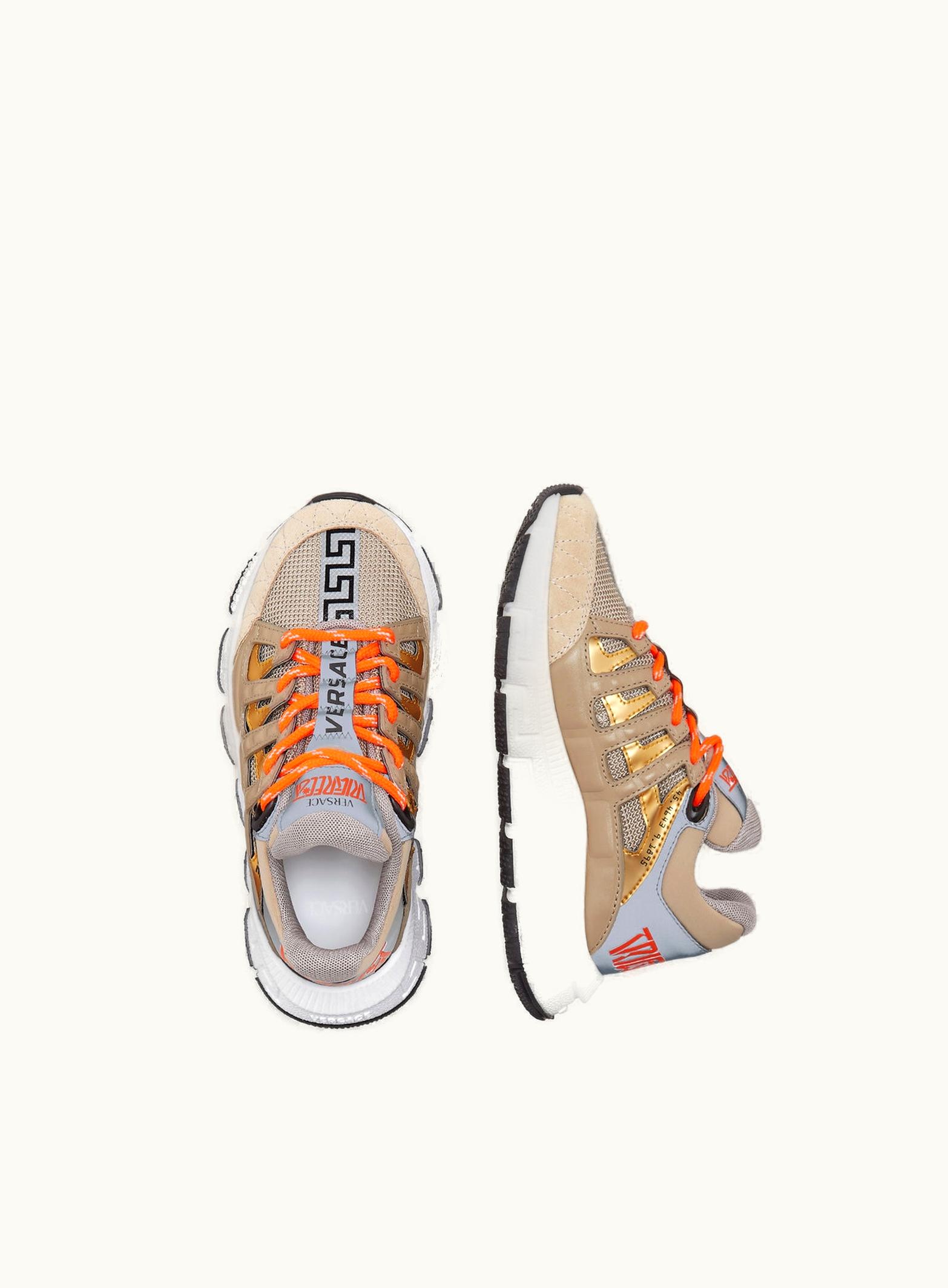 Versace Versace Trigreca Kids Trainers Beige