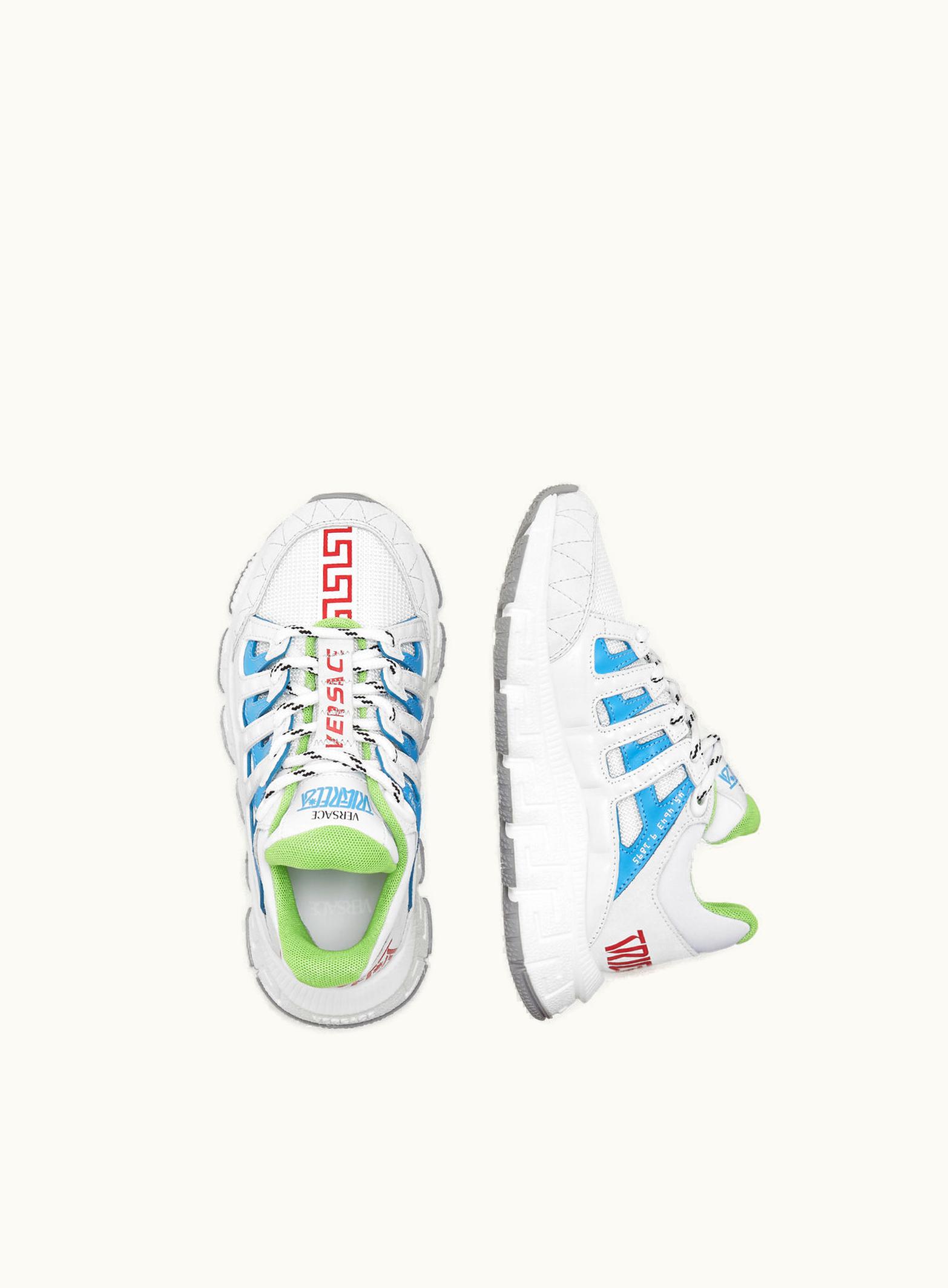 Versace Versace Trigreca Kids Trainers White, Blue