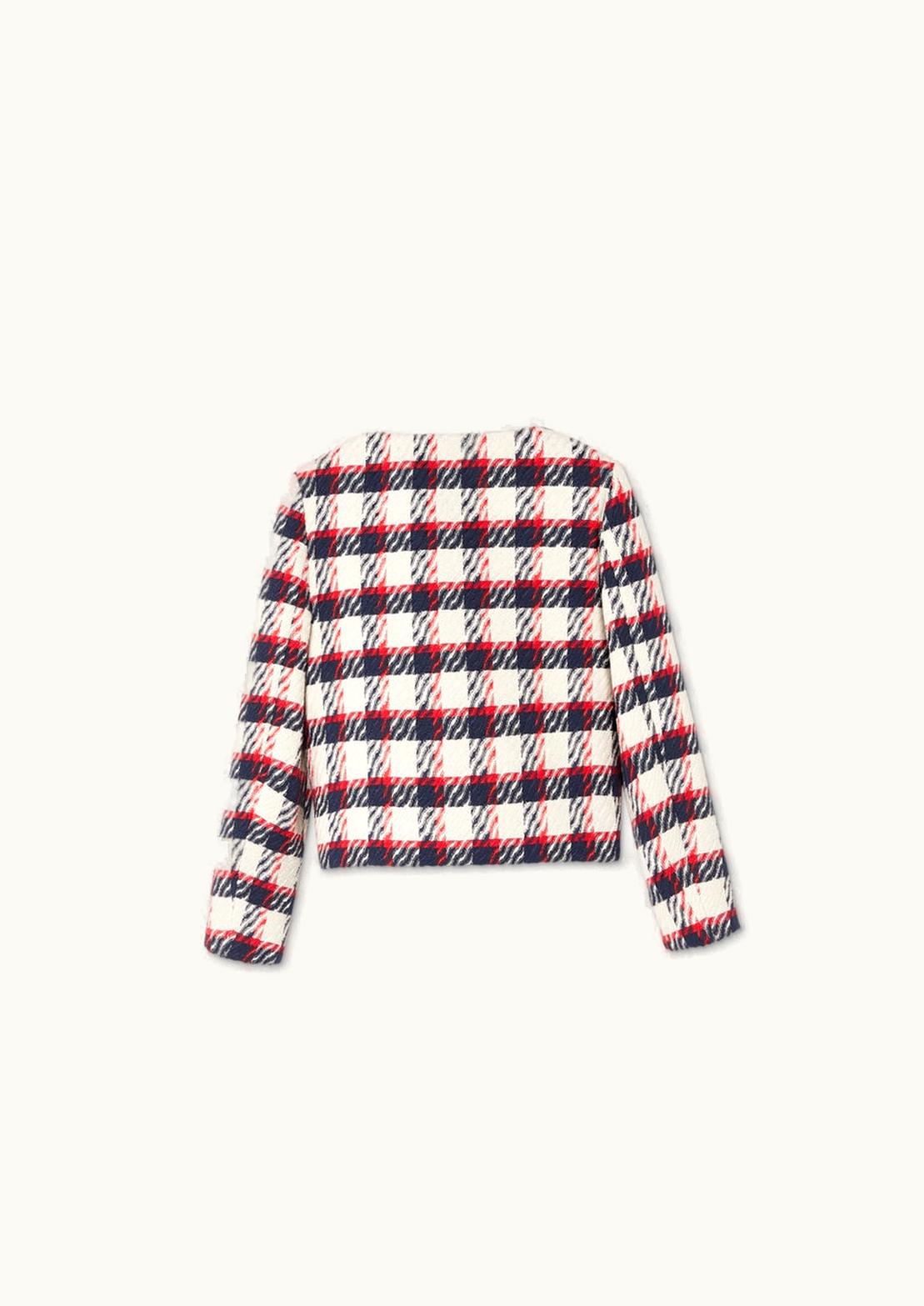 Versace Versace Tweed Kids Cardigan Jacket Print