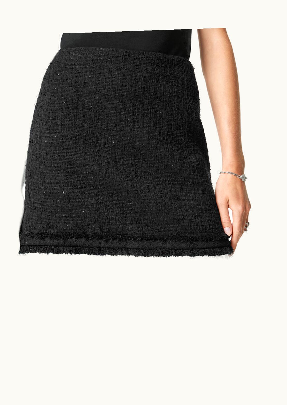 Versace Versace Tweed Mini Skirt Black