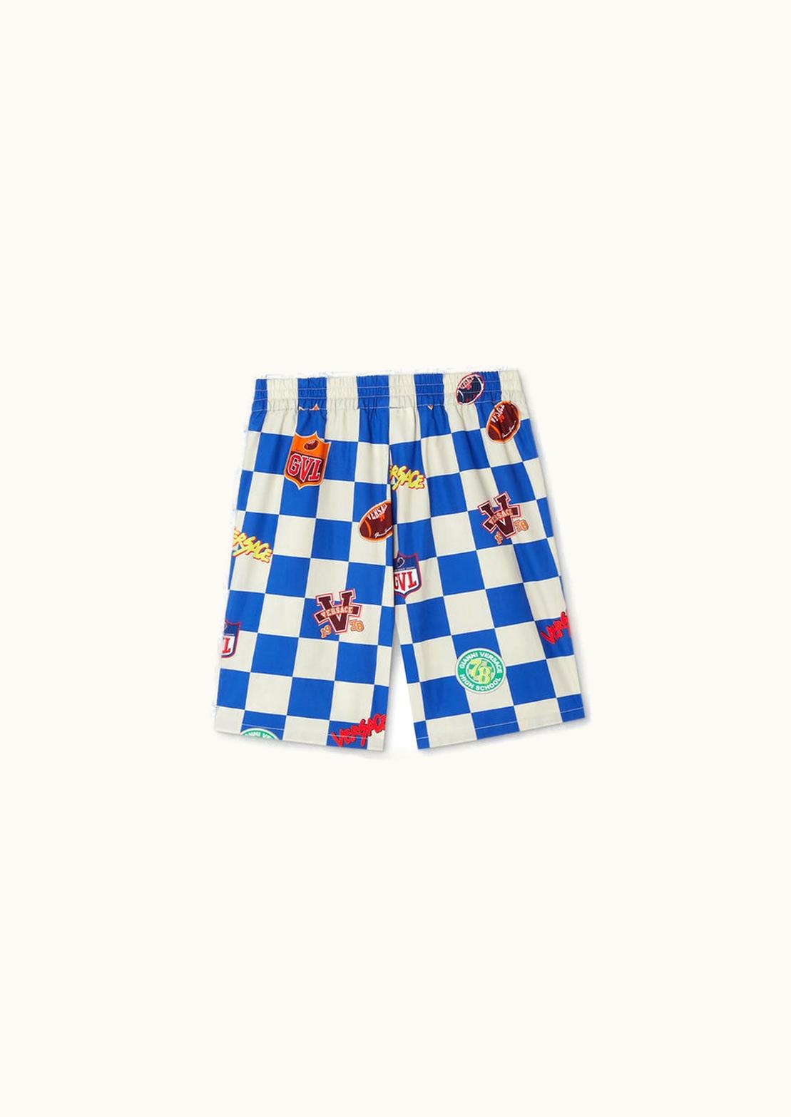 Versace Versace Varsity Kids Shorts Multicolor